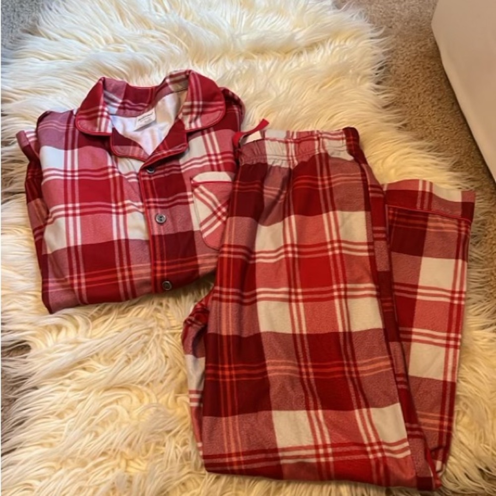 Hearth & Hand kids pj flannel set